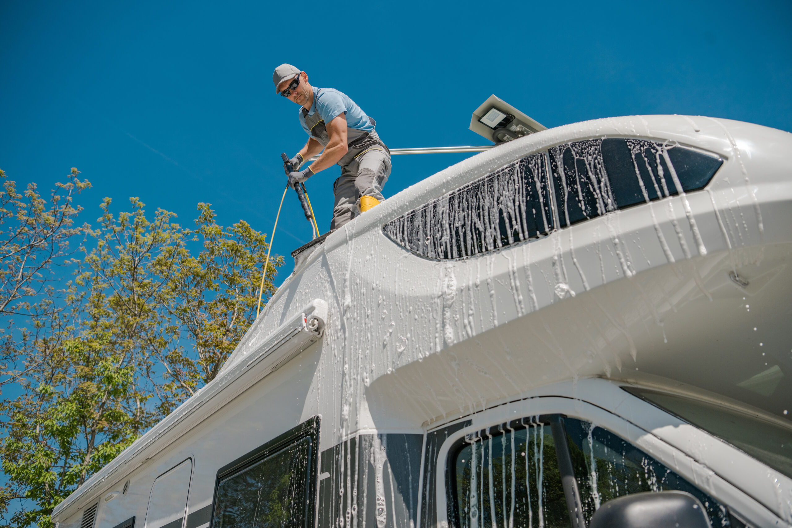 Motorhome Wash and Wax Boston