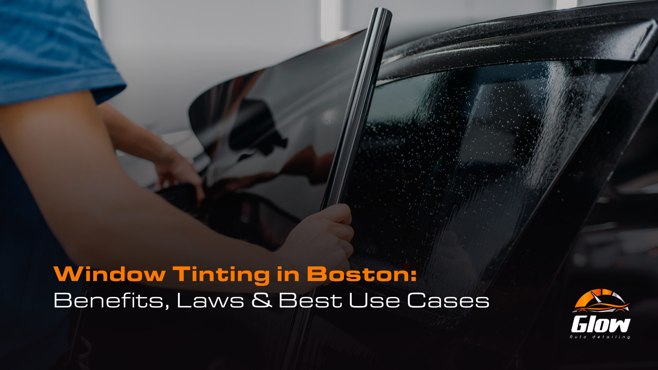 Professional window tinting service improving car comfort, UV protection, and privacy in Boston